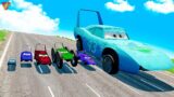 Big & Small King Dinoco vs DOWN OF DEATH – BeamNG.Drive