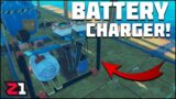 Battery Charger and Finishing Caravan Island ! Raft Final Chapter [E12]