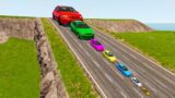 Big & Small Cars vs DOWN OF DEATH in BeamNG.drive