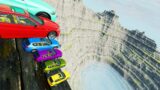 Big & Small Cars vs Leap of Death – BeamNG.Drive Cars vs #14