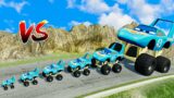 Big & Small Monster Truck King Dinoco on DOWN OF DEATH in BeamNG.drive