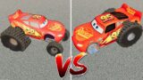 Big & Small Monster Truck Tow Lightning Mcqueen vs Mcqueen Police & Tow Mater vs DEATH CLIP 3 BeamNG