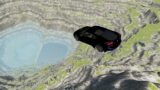 Black BMW I8 vs Leap of Death | BeamNG.Drive