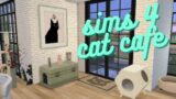 Building a CAT CAFE in The Sims 4!