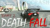 CAR vs DEATH FALL  – BeamNG.Drive Ramp #2