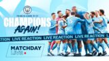 CHAMPIONS AGAIN!  | MAN CITY 3-2 ASTON VILLA | MATCHDAY LIVE