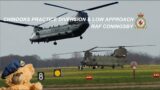 CHINOOKS from RAF Benson at RAF Coningsby | Low Approach, Practice Diversion and Refuel