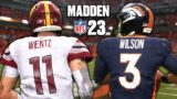 COMMANDERS vs BRONCOS! Official Madden 23 Gameplay