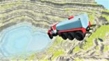 Car vs Leap of death ~ BeamNG.Drive