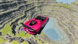 Cars vs Leap of Death Jumps – BeamNG.Drive