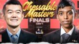 Chessable Masters FINALS Day 1 | CCT | Pragg vs Ding Liren | Live Commentary by  Sagar, Ramesh