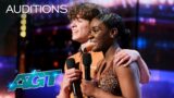 Ciara and Trey Become Simon’s New Friends After This Audition to "Heaven" by Calum Scott | AGT 2022