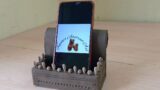 Clay art // How to make a mobile phone holder // Terracotta