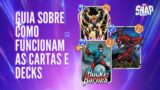 Como as cartas de decks funcionam no Marvel Snap?