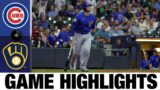 Cubs vs. Brewers Game Highlights (8/26/22) | MLB Highlights