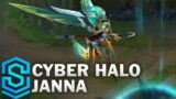 Cyber Halo Janna Skin Spotlight – Pre-Release – League of Legends