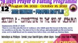 Day 12 MFM 70 Days Prayer & Fasting Programme 2022.Prayers from Dr DK Olukoya, General Overseer, MFM