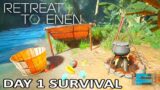 Day One Survival – Retreat to Enen Gameplay (Survival Sandbox)