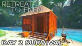 Day Two Cozy Shelter – Retreat to Enen Gameplay (Survival Sandbox)