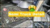 Deep Cleaning a FILTHY Semi Truck! Amazing Transformation|| ASMR & Relaxing