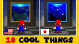 Different aquatic paintings! – 10 Cool Things About Super Mario 64 (Part 3)