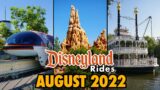 Disneyland Rides – August 2022 POVs [4K]