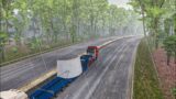 EP-09 | Heavy Loaded truck | full rain | Cinematic views | euro truck simulator 2