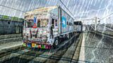 EP-15 | Ashok Layaland fully loaded |Heavy rain | truck Euro truck simulator 2 death drive gaming