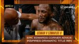 EPIC Leon Edwards' coaches inspire him to incredible comeback win! | Usman v Edwards 2 | UFC 278