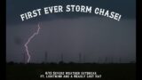FIRST STORM CHASE (4/12 Severe Weather Outbreak) w/ Horseshoe vortex, lightning and more!