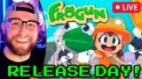 FROGUN RELEASE DAY! Let's try this game out!