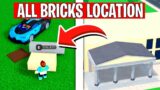 Finding ALL 125 BRICK LOCATION In Car Dealership Tycoon!!! (EASY GUIDE)