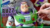 Fixing Buzz Lightyear In REAL Life (GLOW Repaint, Shoulder Mod, Decals) Custom Toy Story Collection