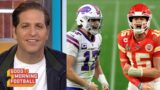 GMFB | "Mahomes or Josh Allen – Who's best QB of AFC" – Peter Schrager drops trump bomb AFC Division