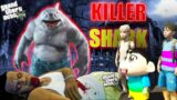 GTA 5 : KILLER KING SHARK KILL SHINCHAN AND FRANKLIN || KILLER SHARK DESTROYED LOS SANTOS