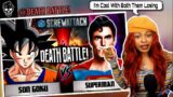 Goku VS Superman | DEATH BATTLE! | Reaction @DEATH BATTLE!