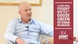 Goose Green Veteran Interview | The Falklands War: Forty Years on with Peter Kennedy | British Army