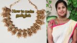 Grand terracotta necklace making in tamil @NB'S Terracotta Jewellery