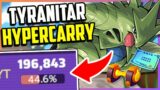 HOW TO GET THE MOST DAMAGE WITH TYRANITAR | Tyranitar Best Emblem & Item Build (Pokemon Unite)