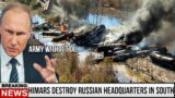HUGE BLOW! Ukrainian Fighter Jets Destroy Entire Russian Headquarters and Oil Depots in the South.