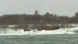 Historic iron scow in the Niagara River has broken into several pieces