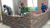How To Build Bedroom Partition From Terracotta Brick Quickly And Firmly – Build Beautiful Brick Wall