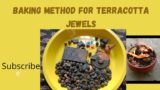 How to bake terracotta jewels in home/Baking process in Tamil.