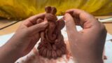 How to make GANESH IDOL @home using terracotta clay…ECO-FRIENDLY…step by step process
