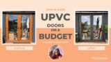 How to paint UPVC doors on a budget