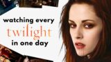 I watched every Twilight in one day