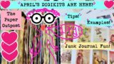 IDEAS for APRILS DIGIKITS!! Printable Images Making It Easy To Junk Journal! :) The Paper Outpost!