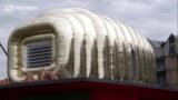 Inflatable house designed for life on Mars
