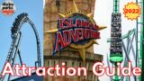 Islands of Adventure ATTRACTION GUIDE – All Rides – 2022 – Universal Studios Orlando