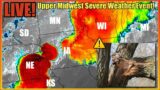 July 23, 2022 Upper Midwest Severe Weather Outbreak, as it Happened!